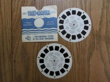 Vintage Viewmaster - 2 Reels - Gene Autry  Champion/Roy Rogers  Trigger - EXC
