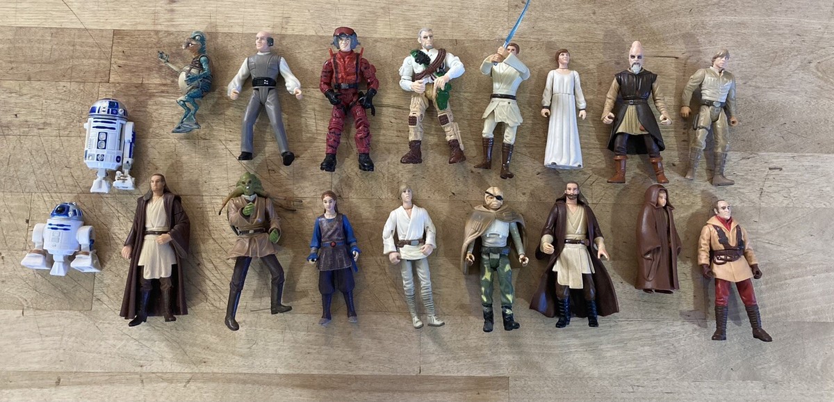Vintage Hasbro Kenner Lot Of 18 Star Wars Figures | eBay