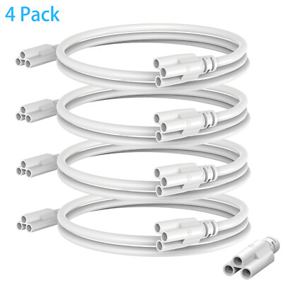 US 2FT~6FT Connecting Cable Cords Wire For Integrated LED Tube Light Bulbs