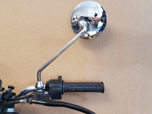 Quality Mirror Set Honda CB250N CB400N Superdream CX500 Left Right Rear View - Picture 5 of 6