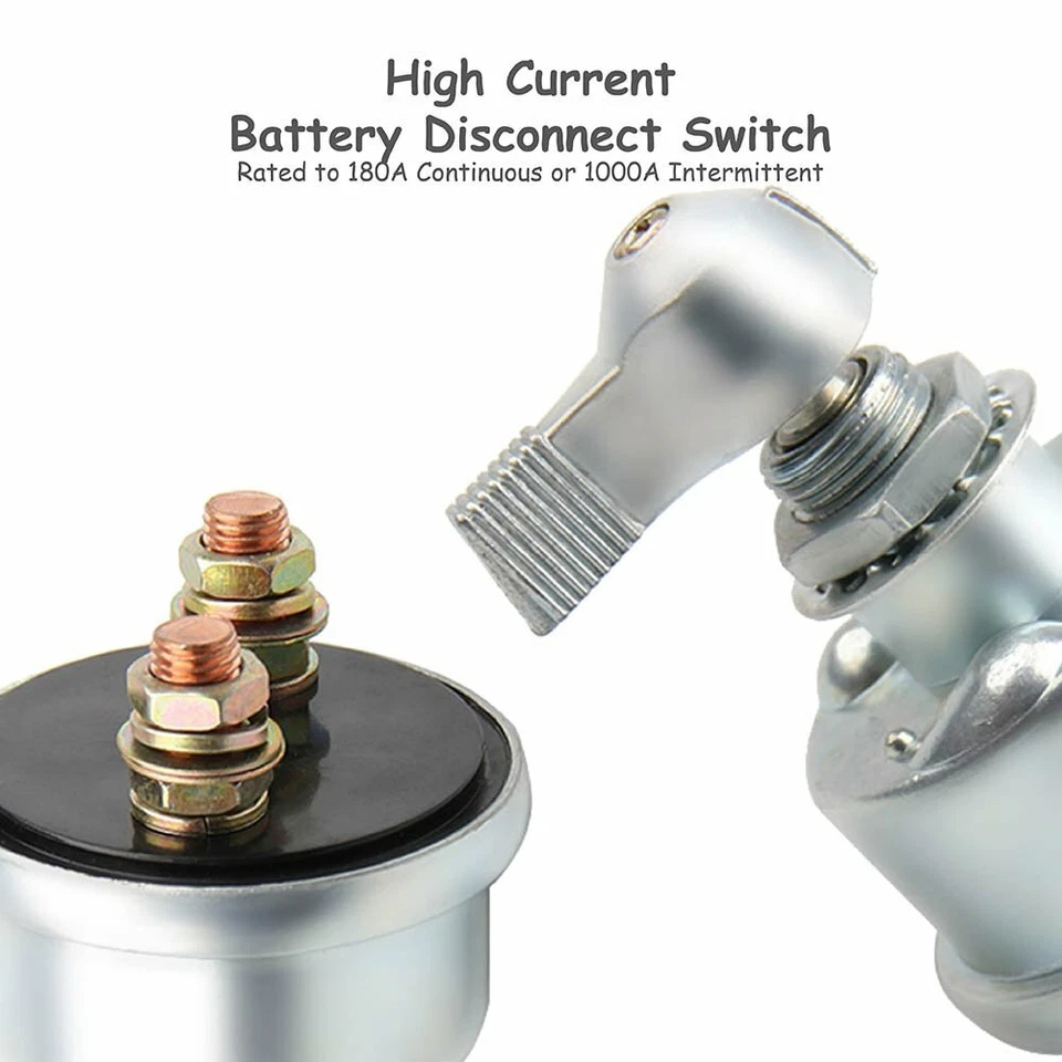 12V 2Post Racing Master Battery Quick Disconnect Cut/Shut Off Safety Kill Switch - Image 2 of 4