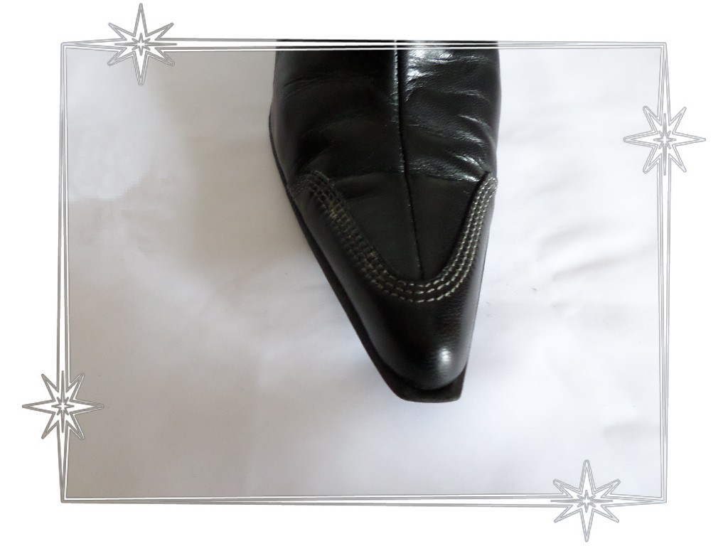 Escarpins Anne Flavie - Cuir Et Nubuck Noir - Talon 6,5 Cm - Taille 38 - Occasion