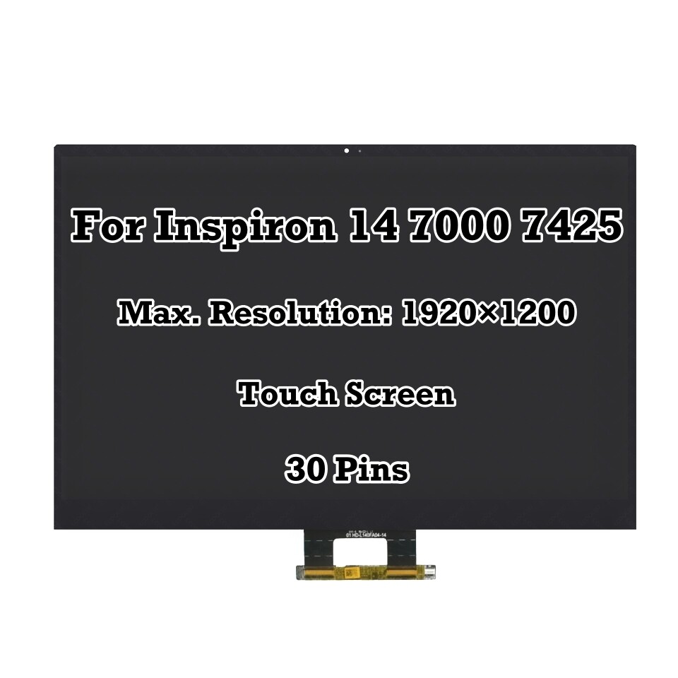 14"" LCD Touch Screen Display for Dell Inspiron 14 7425 2-in-1 P161G003 P161G004