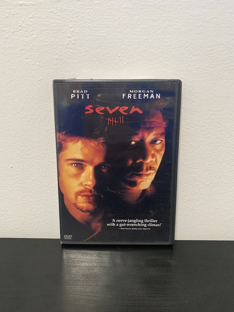 Seven - DVD - LikeNew - Zodiac Killer - Brad Pitt - Morgan