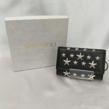 JIMMY CHOO Key Case J000041877001 Black Women rank A VG limited From JAPAN