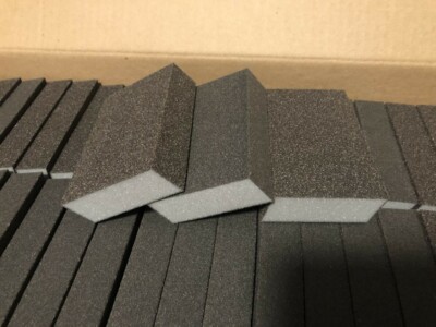 Wallvex Drywall Sanding block Dual Angle Med/Fine  (100 box) Free Shipping!
