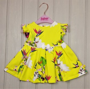 ted baker girls yellow dress