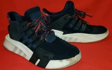 Adidas EQT Basketball ADV JUNIOR Size 5M 36EU Color NAVY Multicolored Strings
