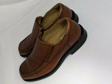 Dockers Mens Leather Slip On Loafers Pro Style 090-3183 Brown Size US 8.5 M
