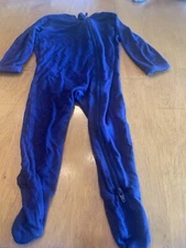 Kyte Baby Zipper Romper Pajamas Bamboo In Royal Blue Sz 3-6 Months