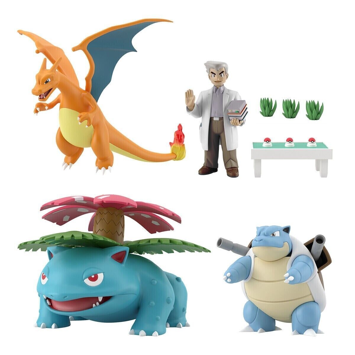 Professor Oak Set 1/20 figure Premium Bandai Pokemon Scale World