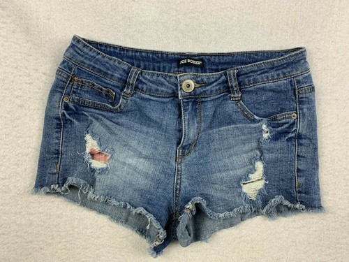 Joe Boxer Dark Wash Denim Jean Shorts 