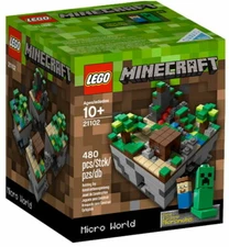 Retired LEGO 21102 Minecraft Cuusoo Micro World *** BRAND NEW FACTORY SEALED ***
