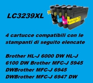 4 Cartucce Formato Xl Certificate Iso9001 Compatibili Con Brother Mfc J 5945 Dw Ebay