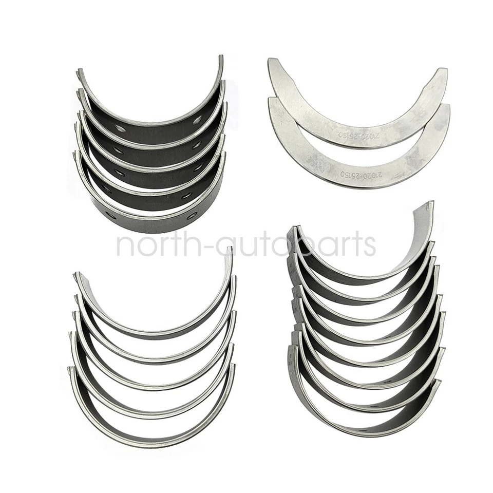 New STD Main Rod Bearings Set Fits 2006-16 Chrysler 2.0 2.4L L4 DOHC SOHC Foto 3 de 4