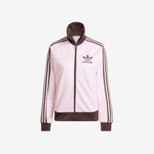 W Adidas Originals Beckenbauer Track Jacket Clear Pink Asian Sizing IR6088