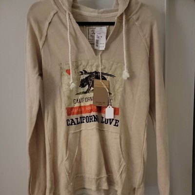 California Love Light Weight Hooded  Sweatshirt Ladies/Womens Medium NEW W/tag
