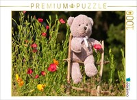 Calvendo Puzzle Climbing Bear In The Garden | 1000 Pieces, Finished Size 25.2 ×