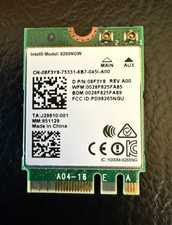 Intel Dual Band Wireless 8265NGW Wi-Fi Bluetooth 08F3Y8