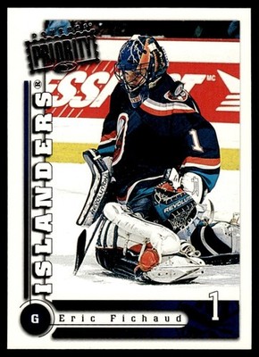 1997-98 Donruss Priority !!!! Eric Fichaud New York Islanders #40