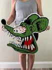 Vintage Style Metal Sign Giant Rat Fink Head 24x22 Made in USA