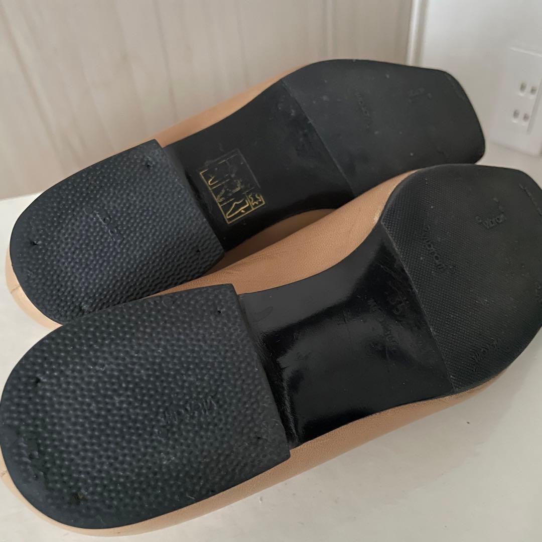 Chanel Low Heel Pumps Beige With Ribbons Size 35.5 US About5.5 For Women thumbnail 13