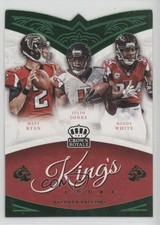 2015 Panini Crown Royale King's Court Die-Cuts Green Julio Jones Matt Ryan 1hr4