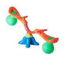Kids Seesaw 55 Lbs Capacity 360 Degrees Rotating Teeter Totter Aged 3 