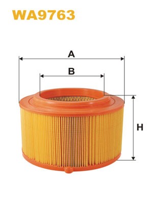 WA6664 WIX FILTERS Filtro aria Lunghezza: 259 mm, Cartuccia