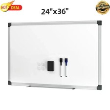 36 X 24 inches Magnetic Dry Erase Board with Aluminum Frame Eraser Whiteboard
