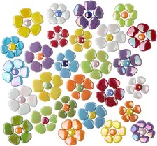 Mosaic Tiles Iridescent 1LB Flower Petal Pieces for Crafts