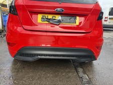 2015 Ford Fiesta MK7.5 Zetec S Rear Bumper / Red NC / 3 Door