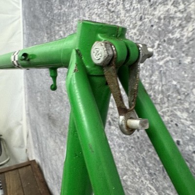 Vintage Bottecchia Road Bike Frame 60cm Green Steel Italy Racing