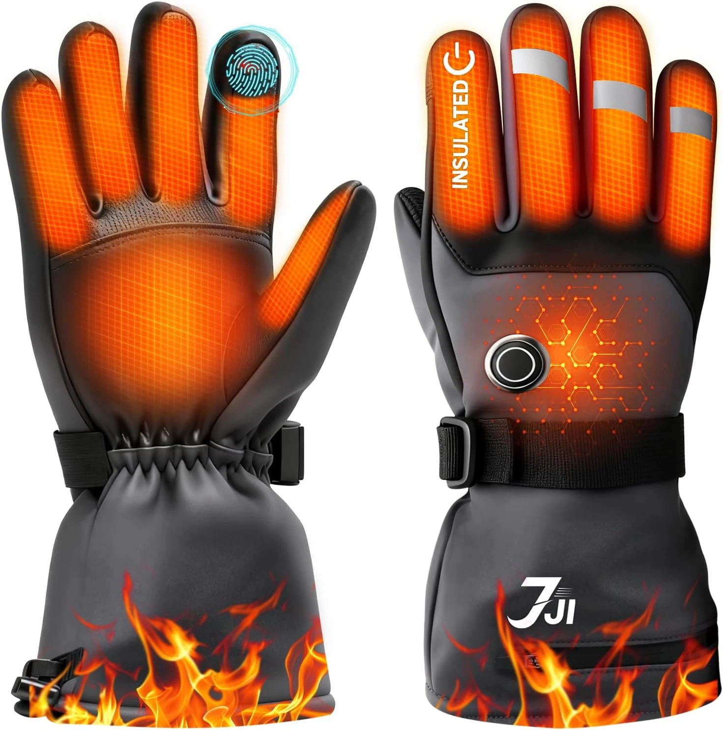 Rechargeable Waterproof Heated Gloves - 3 Heat Settings for All Users
Opens in a new window or tab