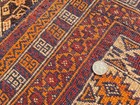 Rare Hand Knotted Vintage Afghan Zakani Balouch Wool Area Rug 4.2 x 2.10 Ft — photo 8