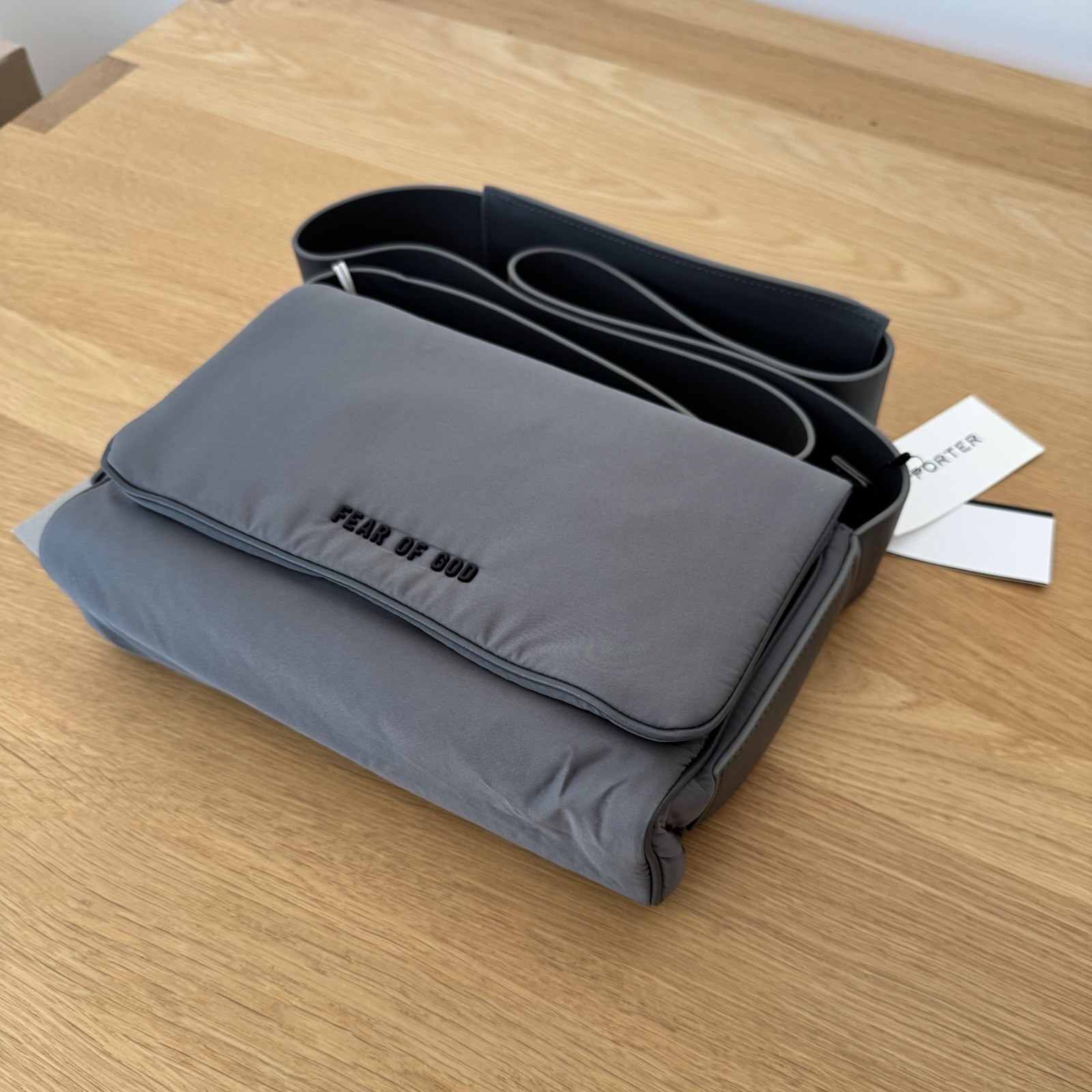 BNWT Fear of God GREY Crossbody Bag Mr Porter Exclusive Jerry Lorenzo Minimal thumbnail 5