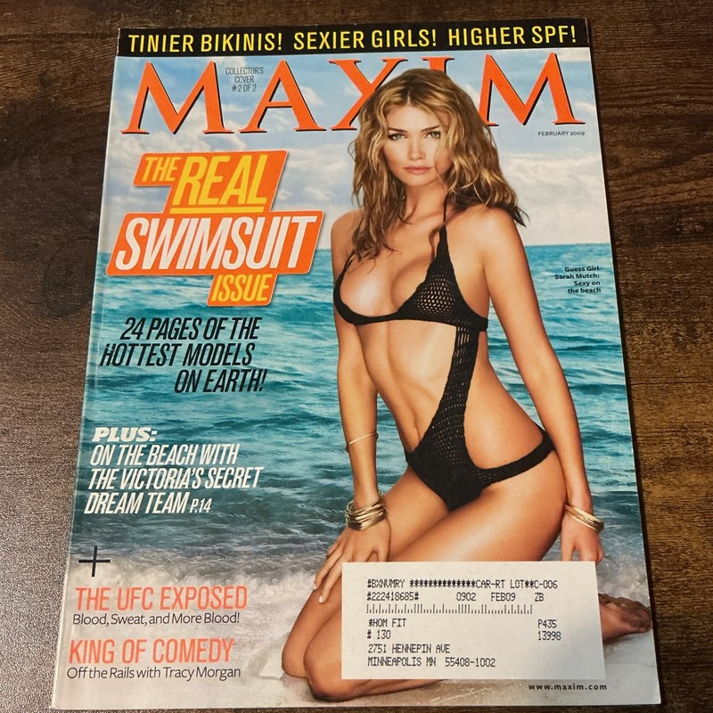 Maxim Magazine February 2009 English Collector's Edition Swimsuit Tracy Morgan