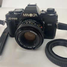 Minolta X-700 35mm film camera with 50mm f2 Lens MD Mount X700