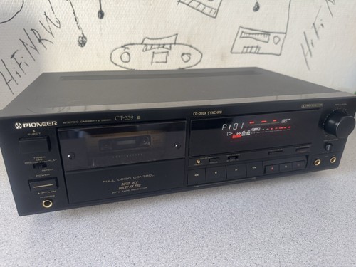 PIONEER CT-339 STEREO CASSETTE DECK. Perfetto! Dolby HX Pro! - Foto 3 di 8