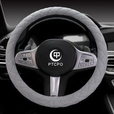 Soft Car Steering Wheel Cover for Sedan, SUV, Warm Luxury Velvet, O Fast Ship