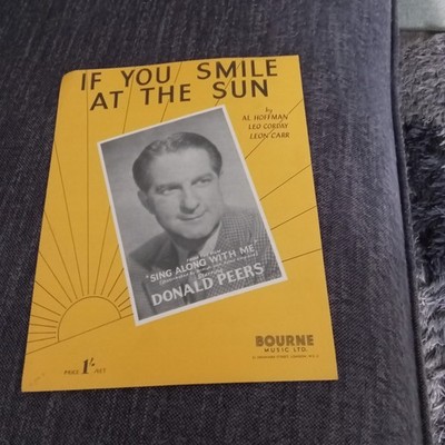 Vintage Noten - If You Smile at the Sun von Sing Along with me