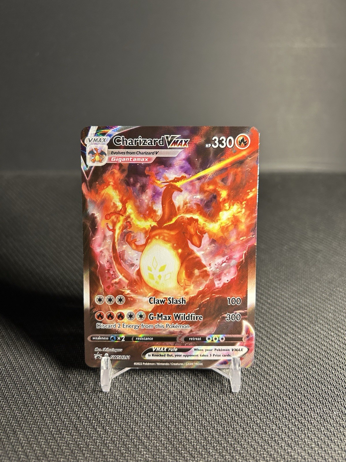 Pokémon TCG Charizard VMAX SWSH261 Sword & Shield Alternate Art Promo NM