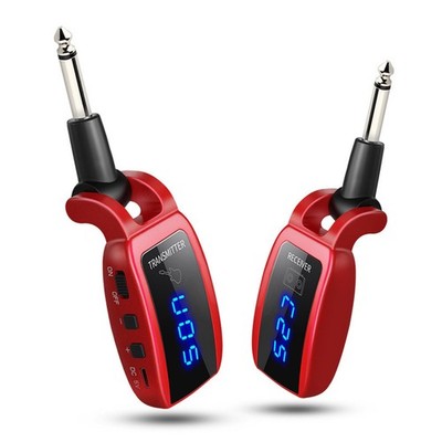 Wireless Guitar System Rechargeable UHF Wireless Guitar Transmitter Receiver