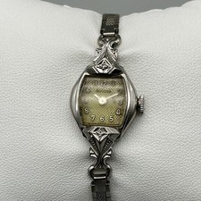 Vintage Bulova Diamond Dream Watch Womens 10K RGP 1960's Manual Wind 6.25"
