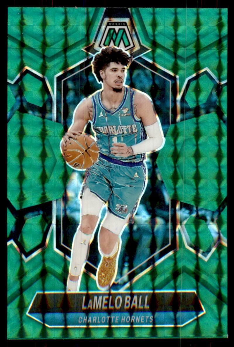 2023-24 Panini Mosaic #122 LaMelo Ball Green