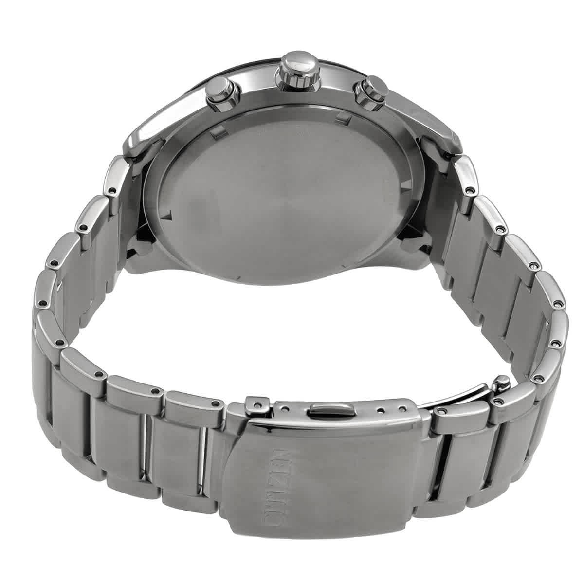 Citizen Eco-Drive Chronograph Stainless Steel White Dial CA4674