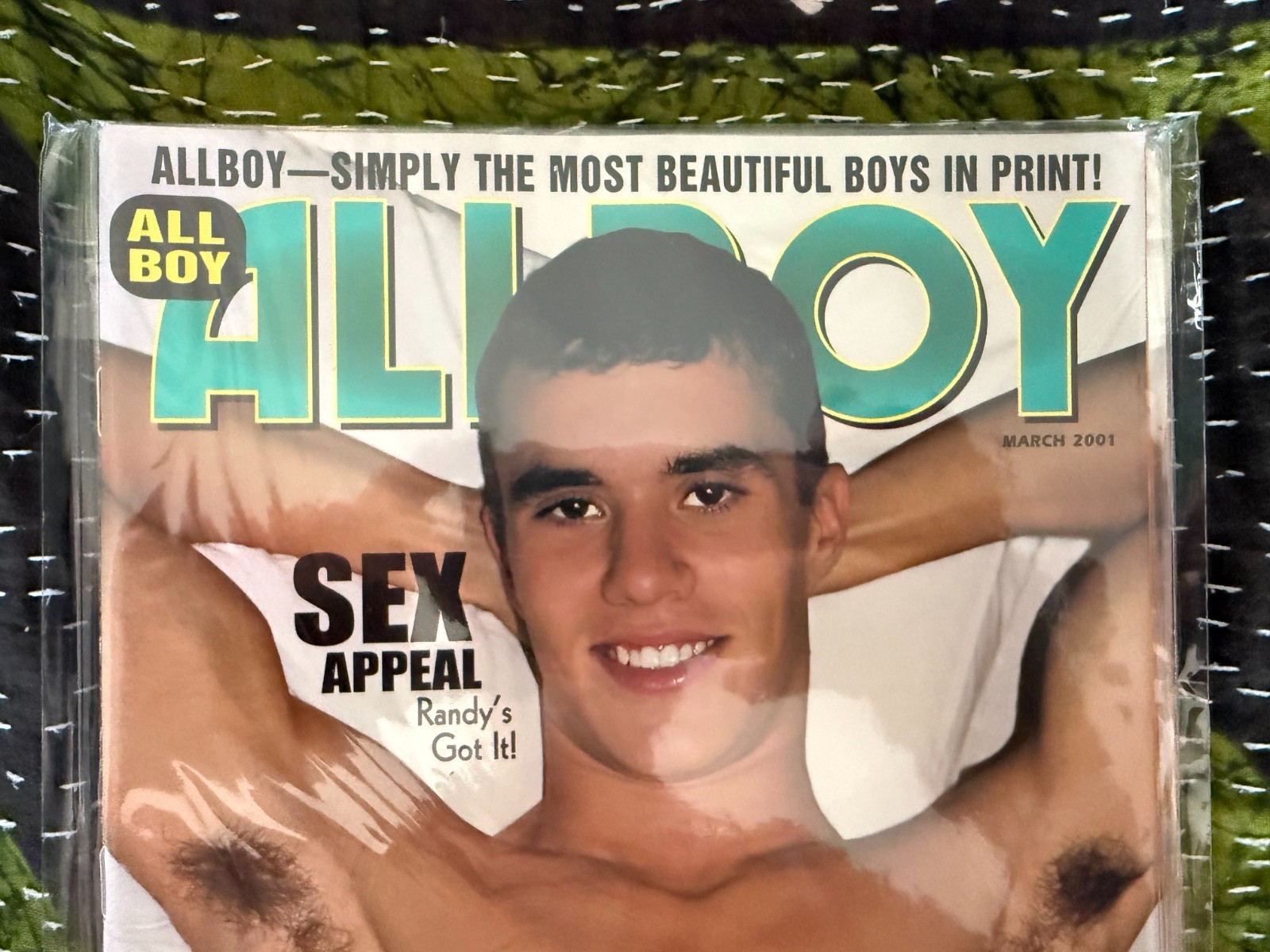 All-b Magazine 3/01  vintage gay interest male pinups