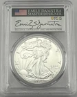 2024 (P) AMERICAN SILVER EAGLE STAR PRIVY PCGS MS70 FDOI DAMSTRA MASTER DESIGNER