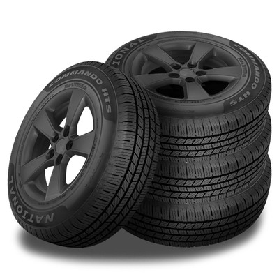 4 National Commando HTS 265/75R16 123/120R Highway All Season 65K Mileage 10 PLY