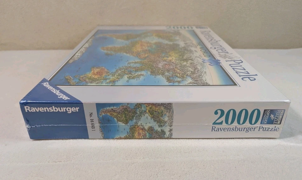 Rompecabezas Ravensburger El Mundo 2000 piezas 166831 98 cm x 75 cm 2014 29,5 pulgadas x 38,5 Foto 4 de 4